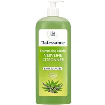Natessance Organic Lemon Verbena Toning Shower Shampoo 1L