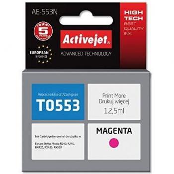 Cartucho de Tinta Compatible Magenta Activejet AE-553N - 13,5 ML - Chip para Epson T0553