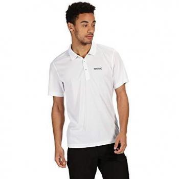 Regatta Men's Quick-Drying Maverick V Polo Shirt White, Size: 4XL