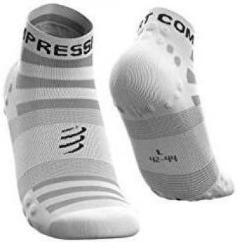 COMPRESSPORT Pro Racing Socks v3.0 Ultralight Run Low Calcetines para Correr, Unisex-Adult, Blanco, T3