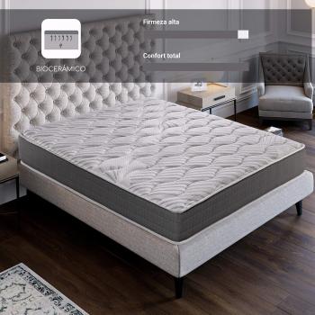 ROYAL SLEEP Colchón viscoelástico Carbono 150x190 firmeza Alta, Gama Alta, Efecto regenerador, Altura 23cm - Colchones Ceramic