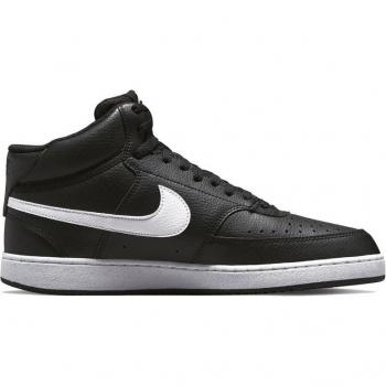 Nike Court Vision Mid Men's Shoes - Black/White - Size 10