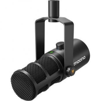 Micrófono Maono PD400X USB/XLR cardioide con filtro antipop y monitoreo para podcasts