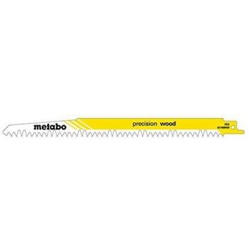 Metabo 631488000 631488000-Blister de 5 Hojas de Sierra de Sable para Madera Limpieza leña. Triscado, Afilado HCS 240 x 1,25 mm