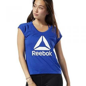 Reebok Wor Supremium 2.0 tee Bl Camiseta, Mujer, Cobalt, 2XL