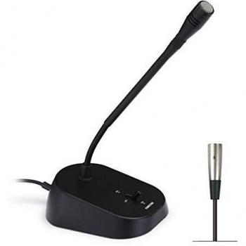 FONESTAR Micrófono dinámico de sobremesa FDM-629-B