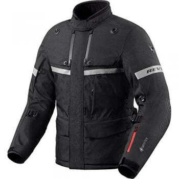 Chaqueta de Moto REV'IT! Poseidon 3 GTX Negra - Textil, Talla XL
