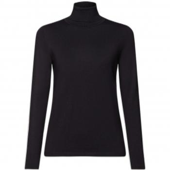 Esprit Women's Turtleneck Sweatshirt, Black, Size S