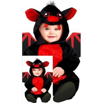 Disfraz de Murciélago Rojo para Bebé - Lindo Disfraz de Murciélago Vampiro para Niños de 12 a 18 Meses