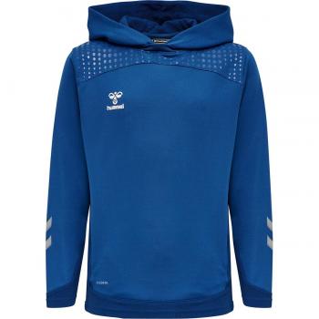 Hummel Sudadera Con Capucha Lead Poly - Sudadera con capucha para niños, fabricada en poliéster, talla 116 cm