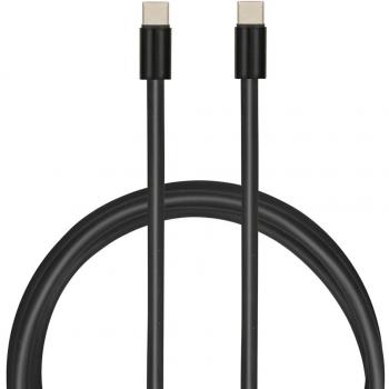 Cable USB-C Ibox 60W Silicona 1m Negro