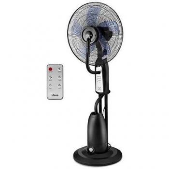 Ufesa MF4090 Ventilador Nebulizador, Mando a Distancia, 3 Modos, Temporizador, 3 Velocidades, 40cm Diámtetro, 5 Aspas, Altura Ajustable