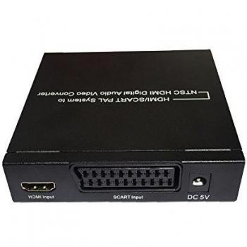 YATEK Conversor de euroconector a HDMI, Scart a HDMI YK-701