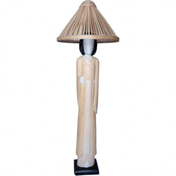 Aplique de Pared Hoja de Rattan Natural 35 x 60 x 5 cm