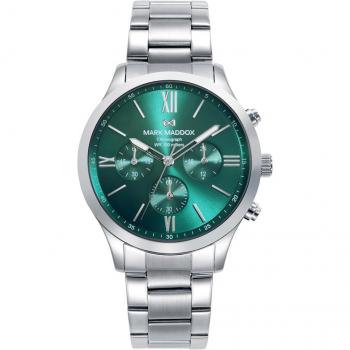 Reloj de Hombre Mark Maddox HM1019-63 Cronógrafo con Caja y Brazalete de Acero