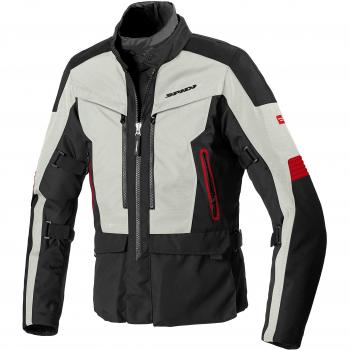 SPIDI Chaqueta de turismo Voyager 4, Negro/Gris, talla XL