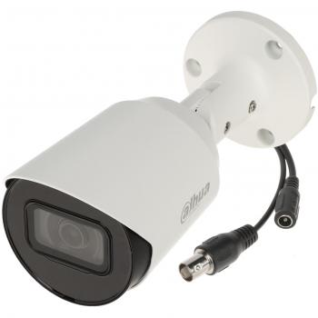 Cámara 4 en 1 Dahua HAC-HFW1200T-0280B-S6 - 2MP IR HDCVI, Lente Fija de 2.8 mm, Resolución 1080p
