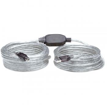 Cable USB Manhattan 510424 V2.0 A-B 11.0m Activo