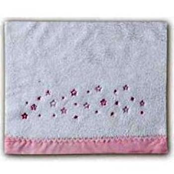 Pirulos Dot Stars - Sábanas de franela y algodón maxi, color rosa