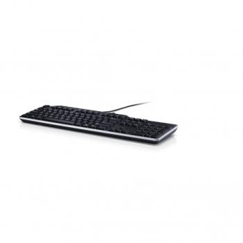 Teclado Dell KB-522 Multimedia Empresarial USB AZERTY Francés Negro