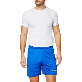 Kappa TALBINO Pantalón Corto de equipación, Hombre, Azul/Blanco, 2XL