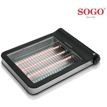 Tostadora Plana de 4 Rebanadas 900W Sogo