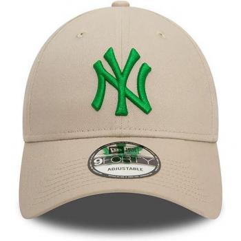 Gorra New Era New York Yankees League Essential 9Forty Beige Verdeque