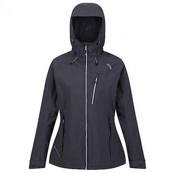 Regatta Women's Breathable Birchdale Waterproof Jacket Seal Grey White, Size: 18