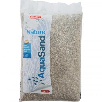 Sable de Cuarzo Natural para Acuario - Granulometría Media 1,5 a 2,5 mm - 1 kg