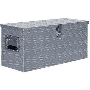 Sonata Aluminium Box 80x30x35 cm Silver