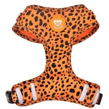 DUKIER - ARNÉS AJUSTABLE CHEETAH GOLD PARA PERROS, CON CUELLO Y PECHO AJUSTABLE, CHALECO ANTITIRONES, MASCOTAS DE SEGURIDAD, NEOPRENO,
