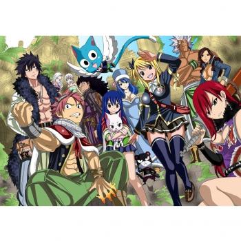 Fairy Tail (20inch x 14inch, 50cm x 35cm) Cartel de Seda Silk Poster PJ10-88EF