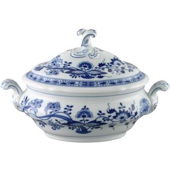 Hutschenreuther 02001-720002-11320 cebollas Cuenco con Tapa, 1,50 L, Azul