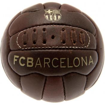 Mini-bola oficial del FC Barcelona Retro Heritage, color marrón, tamaño 1
