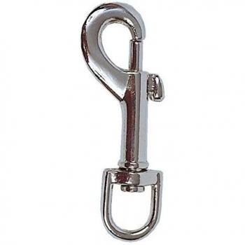 Mousquetón de Metal para Perros de 90 mm con Longitud Total de 9 cm - Zolux