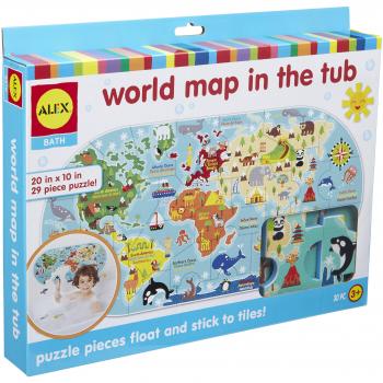 Alex - Mapa del Mundo en el baño