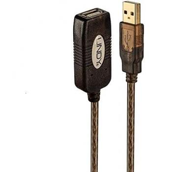 LINDY 20m USB 2.0 M/F - Cable USB