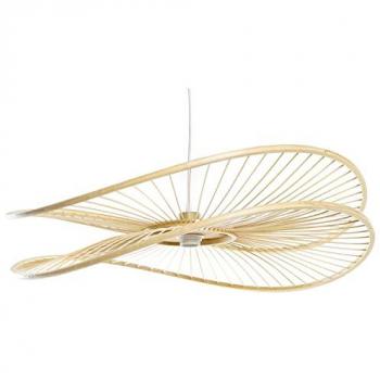 Lámpara de Techo DKD Home Decor de Bambú Natural 50 W, Dimensiones 70 x 65 x 23 cm