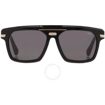 Cazal 8040 001 Anteojos de Sol para Hombre Negros, Lentes de Sol Para Hombre Negros, Gafas de Sol para Hombre Negras