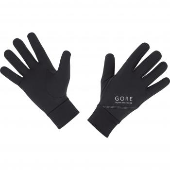 GORE RUNNING WEAR Essential - Guantes de running, color negro, talla 7