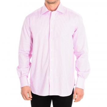 Café Coton-Camisa manga larga cuello solapa cierre a botones MIMOSA6 hombre