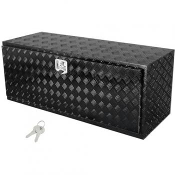 Vevor Heavy Duty Underbody Truck Tool Box, 60x24x24, Aluminum Diamond Plate Storage with Lock and Keys