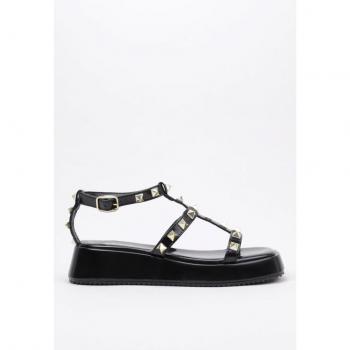Sandalia de Plataforma Krack Core TACKS 38 Negro para mujer