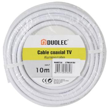 Duolec Cable coaxial Ante.TV Alum/Cobre 25m du
