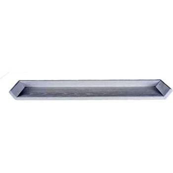 Belssia Estante de Pared, Roble, Blanco Lavado, 89x6x19 cm