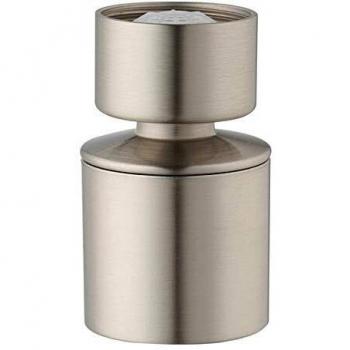 Waternymph grifo hembra (M22 x 1) Aireador y regulador antisalpicaduras para grifos de cocina o baño con adaptador de metal - M22