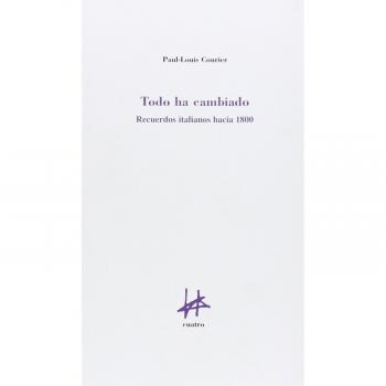 Todo ha cambiado. recuerdos italianos hacia 1800