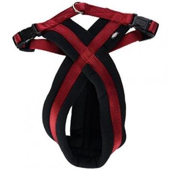 Arnes - petral para perros TRIXIE Premium Acolchado 45-70cm / 25mm Arnes M Rojo