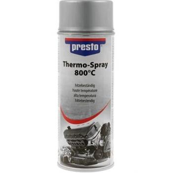 Pintura Térmica en Spray Presto Plateado Metálico 800°C 400ml
