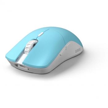 Ratón Gaming Glorious Model O PRO Inalámbrico Óptico - Azul Pastel 19000 dpi